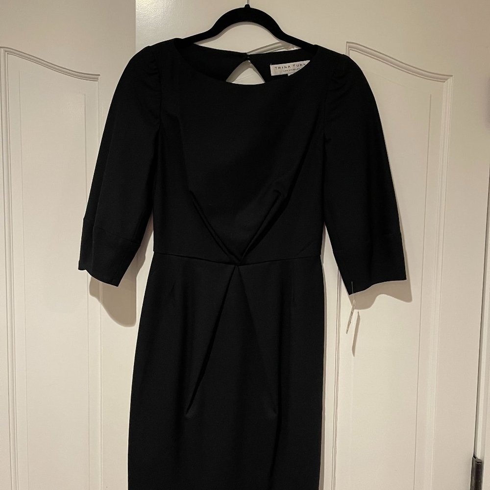 Trina Turk, NWT-black cocktail dress
